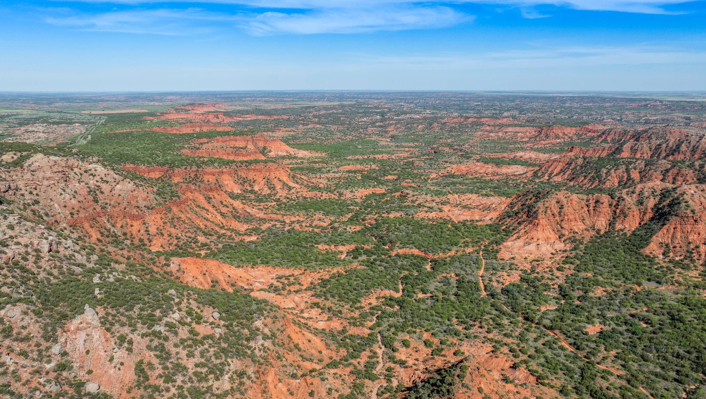 The Sea of Red and Cedar — Briscoe County, Texas