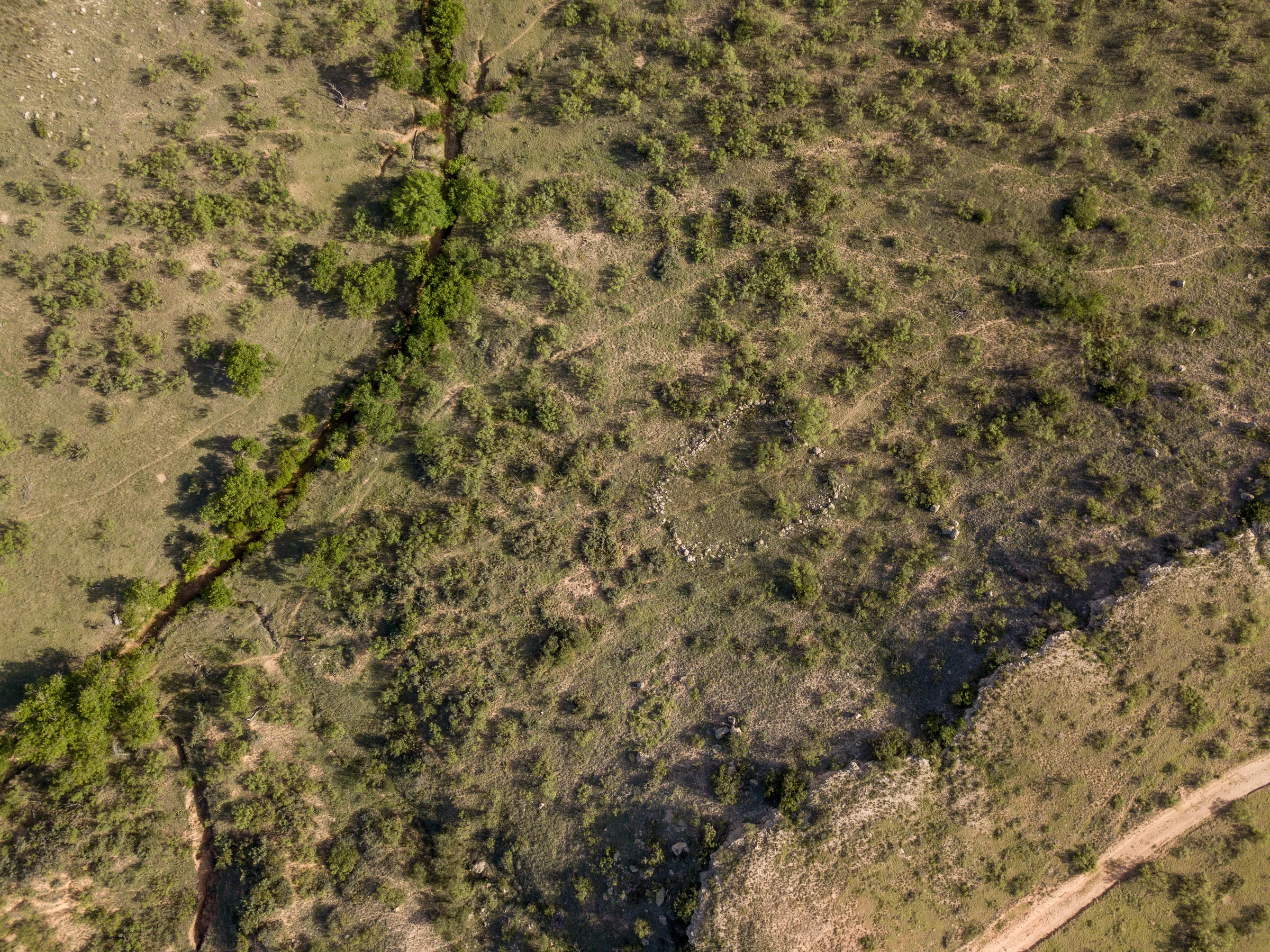 Ruins along Crawfish Creek — Floyd County, Texas