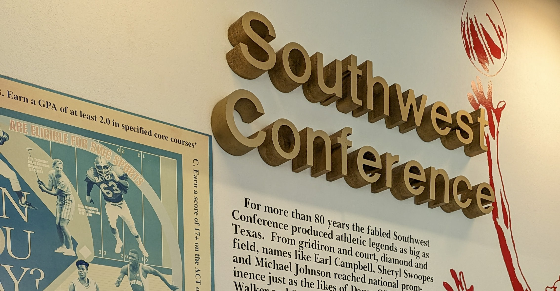 Southwest Conference archival memorabilia