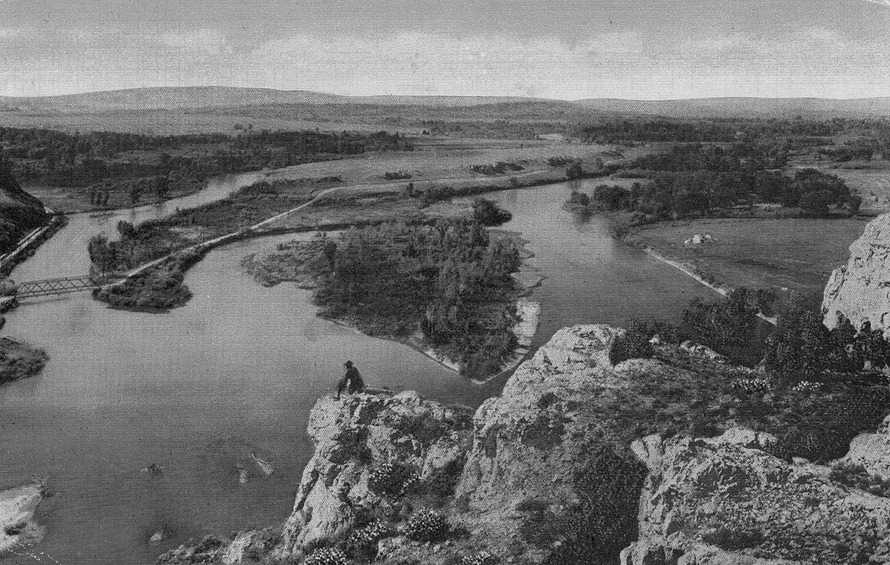 Confluence of the Jefferson, Gallatin, and Madison rivers near Three Forks, Montana